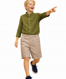 بدله ولادي الخامه 100% كتان لينن