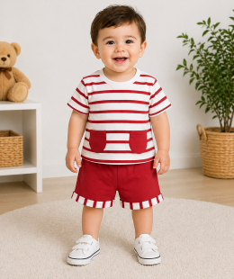 طقم مواليد 2 قطعه  صناعه اسباني