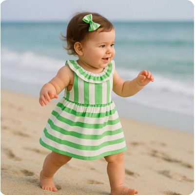 فستان بنات tutto piccolo صناعه اسبانيه