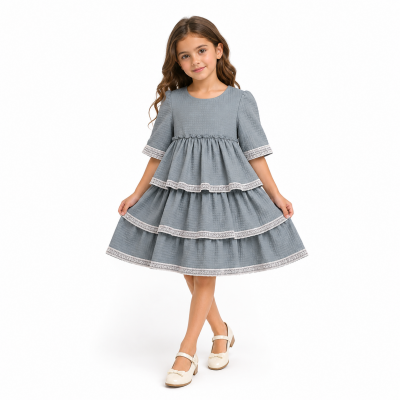 فستان بنات ماركه Children صناعه اسبانيه للتفاصيل والمساعده واتس اب 0550520411