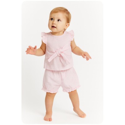 طقم مواليدبنات ماركة tutto piccolo صناعه اسبانيه