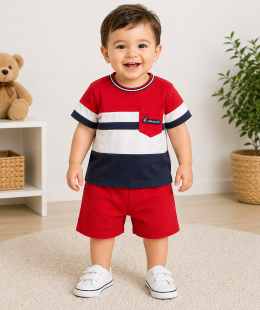 طقم مواليد 2 قطعه ماركة اسباني