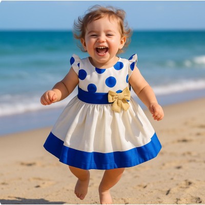 فستان مواليد بنات صناعه اسبانيه