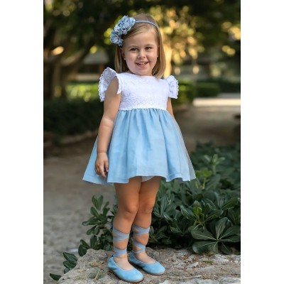 فستان بنات tutto piccolo صناعه اسبانيه