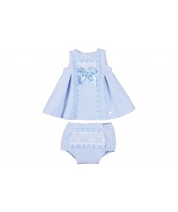 طقم فستان مواليد بنات ماركة Dolce Petit طقم فستان مواليد بنات ماركة Dolce Petit