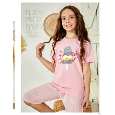 بجامه قطن بنات ماركه ELSIMA