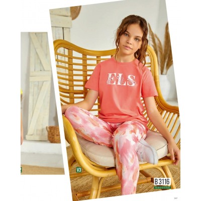 بجامه قطن بنات ماركه ELSIMA