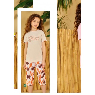 بجامه قطن بنات ماركه ELSIMA