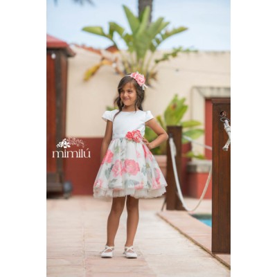 فستان بنات صناعه اسبانيه 