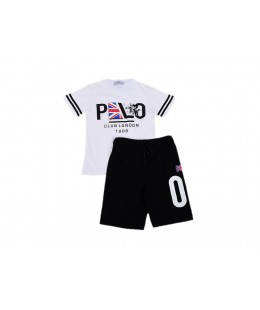 طقم أولاد 2 قطعه ماركة Poloclub صناعه ايطالي