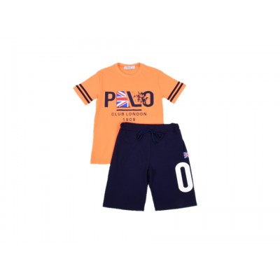 طقم أولاد 2 قطعه ماركة Poloclub صناعه ايطالي