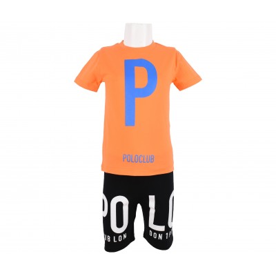 طقم أولاد 2 قطعه ماركة PoloClub صناعه ايطالي