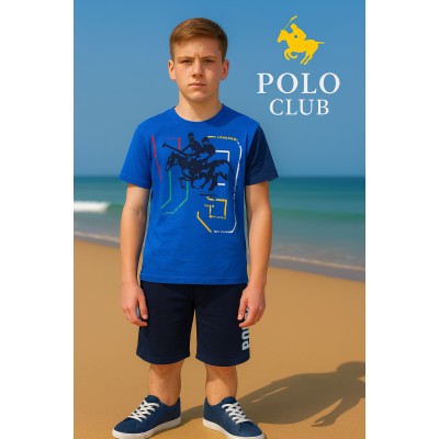 طقم اولاد 2 قطعه ماركة Poloclub صناعه ايطالي