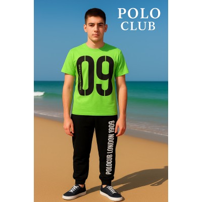 طقم أولاد 2 قطعه ماركة Poloclub صناعه ايطالي