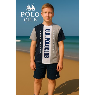 طقم اولاد 2 قطعه ماركة Poloclub صناعه ايطالي