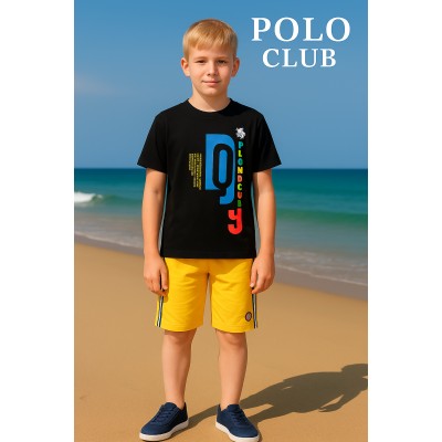 طقم اولاد 2 قطعه ماركة Poloclub صناعه ايطالي