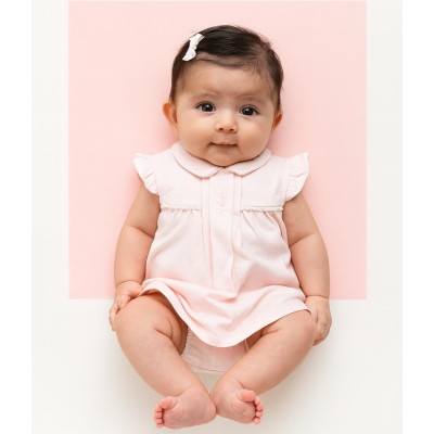 طقم مواليدبنات قطعتين مع كولوت ماركة Candela صناعه اسبانيه لتفاصيل واتس اب0550520411