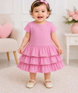 فستان مواليد بنات صناعه ايطالي  Camelia للتفاصيل والمساعده واتس اب 0550520411