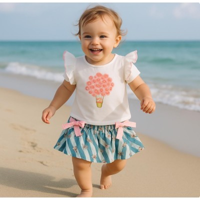 طقم بنات ماركة tutto piccolo صناعه اسبانيه