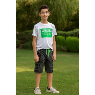 طقم أولاد 2 قطعه ماركة Poloclub صناعه ايطالي